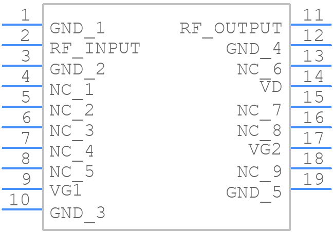 QPM1000 - Qorvo - PCB symbol
