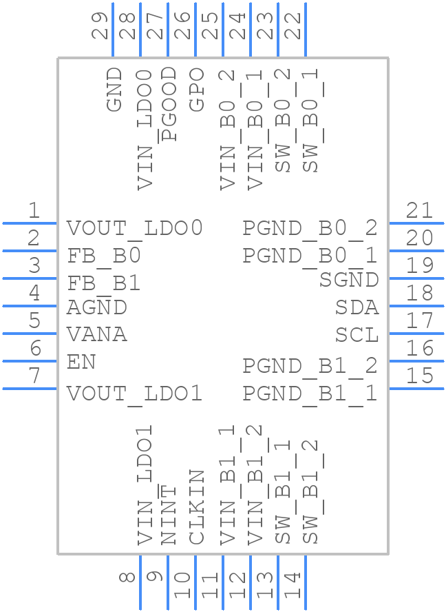 LP873220RHDRQ1 - Texas Instruments - PCB symbol
