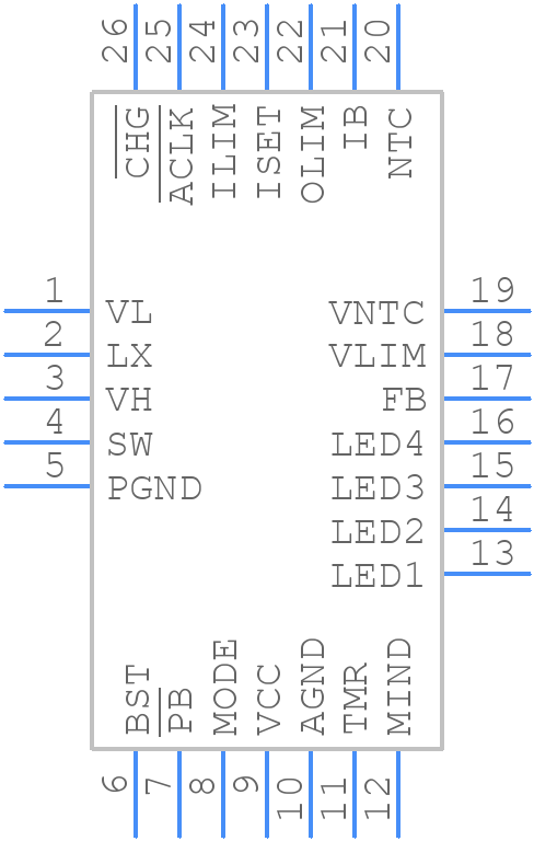 MP2639AGR-Z - Monolithic Power Systems (MPS) - PCB symbol