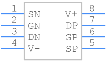 ALD1115SAL - Advanced Linear Devices Inc. - PCB symbol