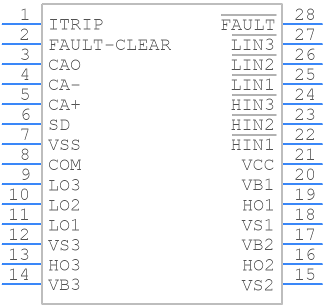 IR2233STRPBF - Infineon - PCB symbol