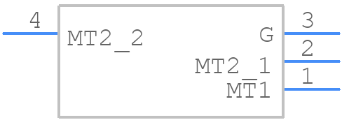 T1250H-6G-TR - STMicroelectronics - PCB symbol