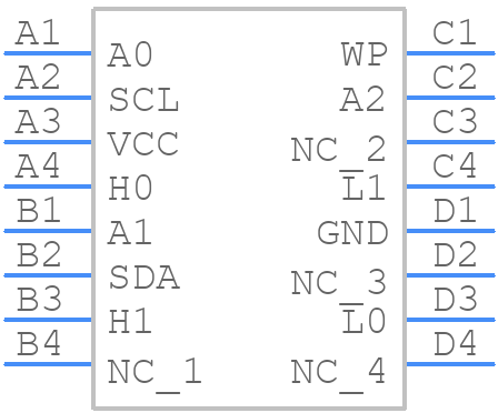 DS1848B-010+ - Analog Devices - PCB symbol