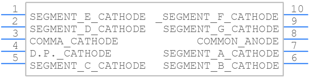 LTS-30801HRB - Lite-On - PCB symbol