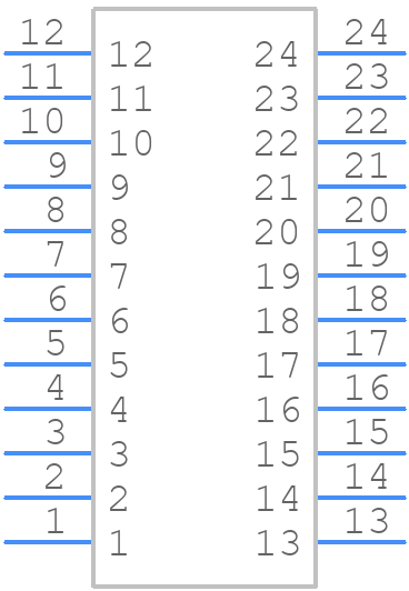 0039301240 - Molex - PCB symbol