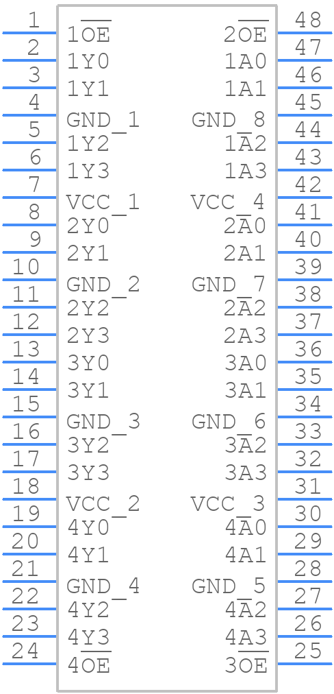 74LVC162244ADL,118 - Nexperia - PCB symbol