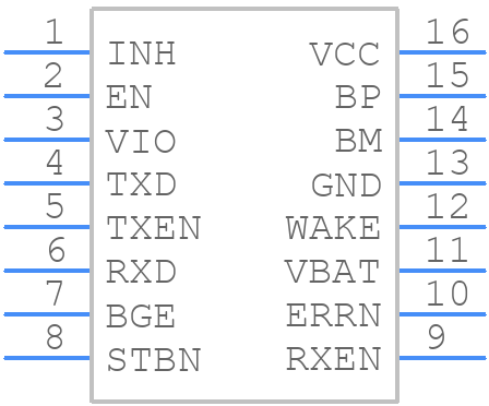 TJA1081BTS,118 - NXP - PCB symbol