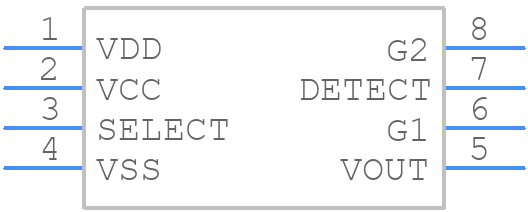 RE46C112E8F - Microchip - PCB symbol