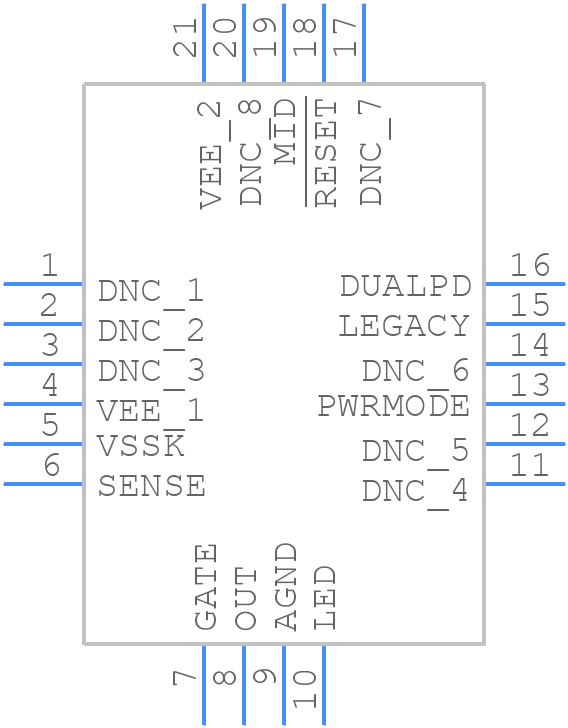 LTC4279IUFD#PBF - Analog Devices - PCB symbol