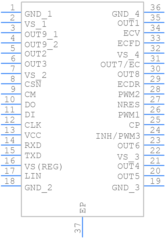 L99MM70XPTR - STMicroelectronics - PCB symbol