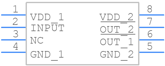 MCP1406T-E/SN - Microchip - PCB symbol