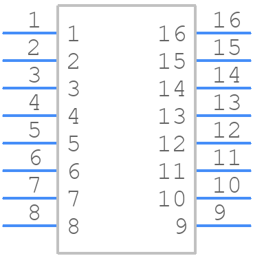 4816P-1-152LF - Bourns - PCB symbol