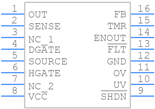 LTC4364HMS-2#TRPBF - Analog Devices - PCB symbol
