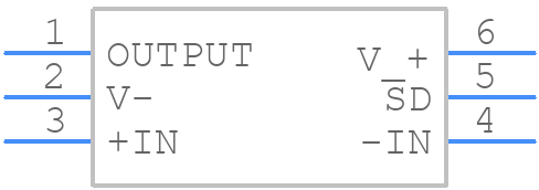 LMV118MFX/NOPB - Texas Instruments - PCB symbol