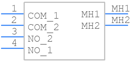 TL2243 - E-Switch - PCB symbol
