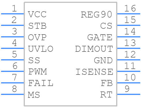 BD9409F-E2 - ROHM Semiconductor - PCB symbol