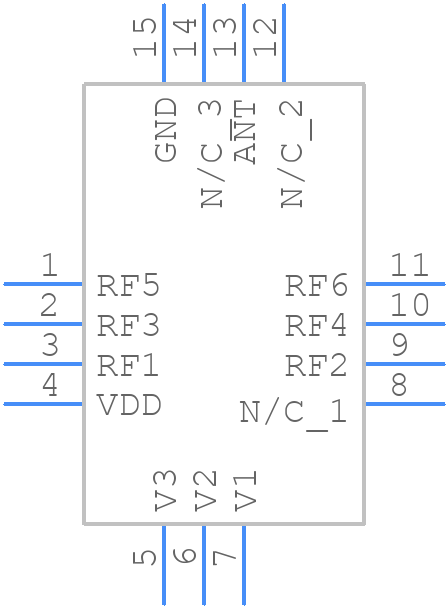 SKY13416-485LF - Skyworks - PCB symbol
