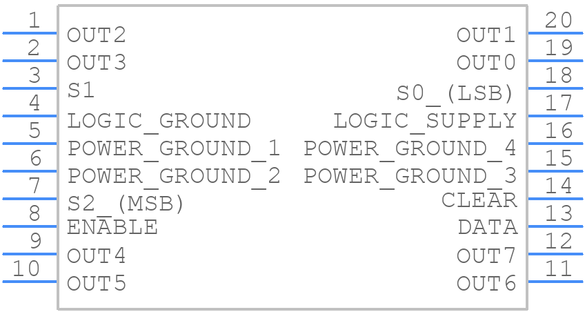 A6A259KA - Allegro Microsystems - PCB symbol