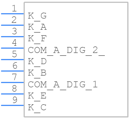LDD-E304NI-RA - Lumex - PCB symbol