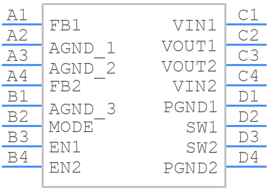 ADP5133ACBZ-R7 - Analog Devices - PCB symbol