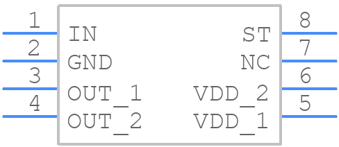 BD1HD500FVM-CTR - ROHM Semiconductor - PCB symbol