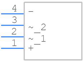 GBU8B - onsemi - PCB symbol