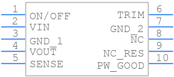iCH12012A007V-006-R - TDK Lambda - PCB symbol