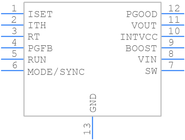 LTC3600EMSE#PBF - Analog Devices - PCB symbol