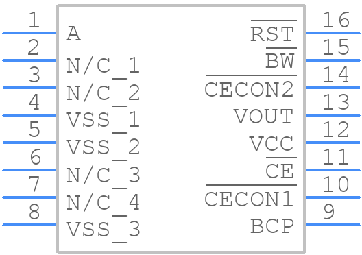 BQ2205LYPWG4 - Texas Instruments - PCB symbol