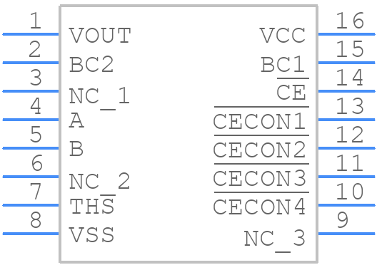 BQ2204ASN-N - Texas Instruments - PCB symbol