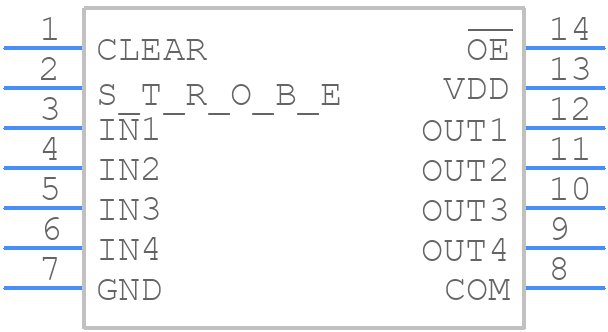 MIC5800YM - Microchip - PCB symbol