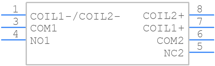 DK1a1b-L2-3V - Panasonic - PCB symbol