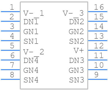 ALD810016SCL - Advanced Linear Devices Inc. - PCB symbol