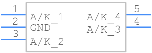 RCLAMP7524T.TNT - SEMTECH - PCB symbol