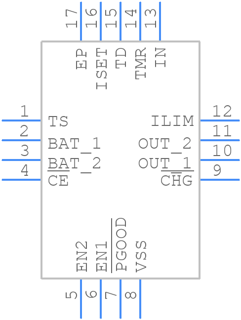 BQ24230RGTTG4 - Texas Instruments - PCB symbol