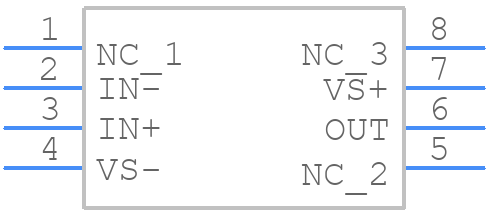 THS4601IDDAR - Texas Instruments - PCB symbol