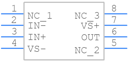 THS4601IDDARG3 - Texas Instruments - PCB symbol
