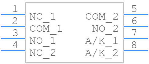 WBL4UEEBQR05CLR - E-Switch - PCB symbol