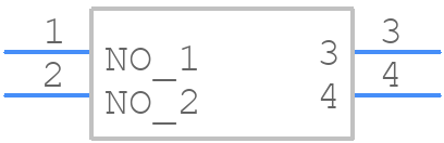 TL6110DF160QP - E-Switch - PCB symbol