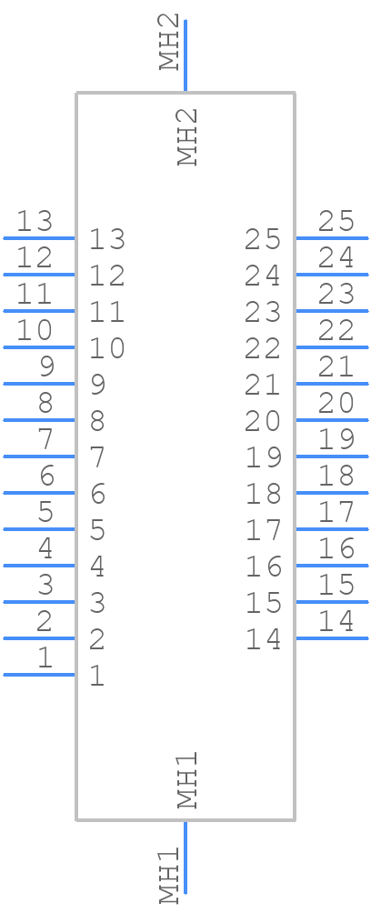 0836149016 - Molex - PCB symbol