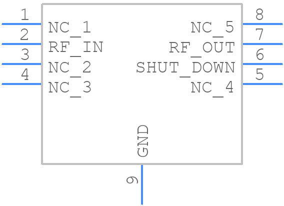 TQL9062 - Qorvo - PCB symbol