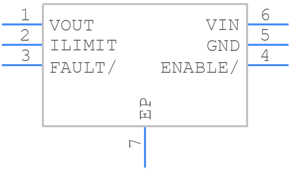 MIC2097-2YMT-TR - Microchip - PCB symbol