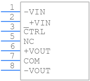 RS-2415D/H3 - RECOM Power - PCB symbol