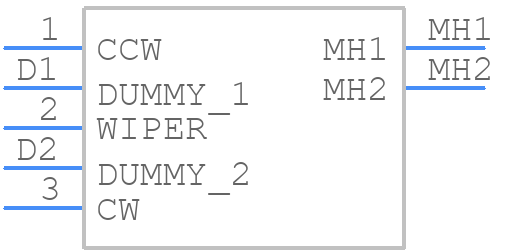 RK10J11E002Y - ALPS Electric - PCB symbol