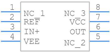MAX918ESA+ - Analog Devices - PCB symbol