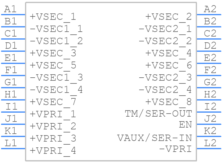 BCM6123TD1E2663T01 - VICOR - PCB symbol
