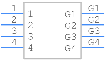 EXP.0S.304.HLN - LEMO - PCB symbol