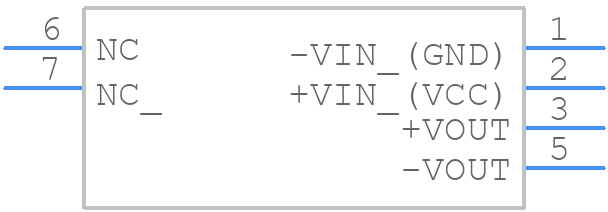 TRN 1-1211SM - Traco Power - PCB symbol