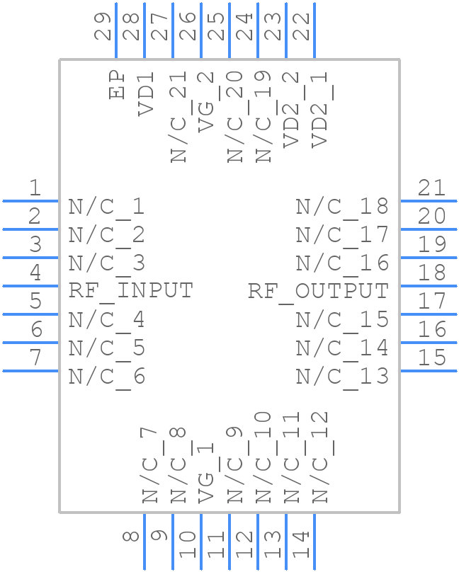 QPA1027TR7 - Qorvo - PCB symbol