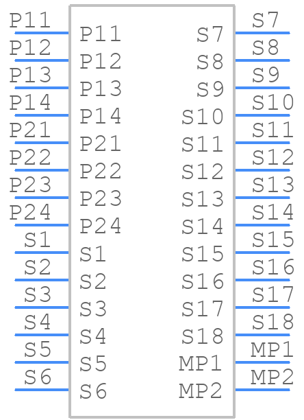 CE120180L110044 - Amphenol - PCB symbol